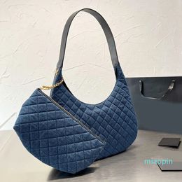 Shopping Bags Tote Bag Vintage Designer Diamond Handbag Women Leather Underarm Handbags Shoulder Messenger Wallet