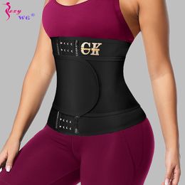 Womens Shapers SEXYWG Waist Trainer Belt Body Shaper Sauna for Weight Loss Cincher Fat Burning Corset Sweat Fajas 230803