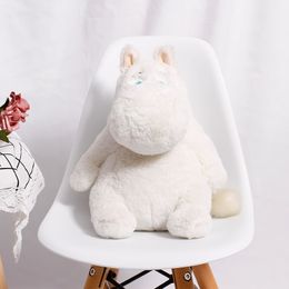 Plush Dolls Trending Creative Simulation Hippo Plush Toy Customized Children Pillow Gift Doll Cute Teddy Bear Hand Puppet Pillows Stuffed 230803