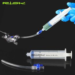 Tools RISK Bicycle Brake Bleed Tool Syringe With on/off MTB Bike Hydraulic Disc Brake Oil Bleed Syringe Tool for SHIMANO Brake System HKD230804