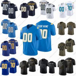 10 Justin Herbert Football Jerseys Khalil Mack Keenan Allen Austin Ekeler Derwin James jr Joey Bosa Zander Horvath Joshua Kelley Sony Michel Isaiah Spiller