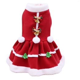 Dog Apparel Pet Garment Skirt Christmas Animal Cape Dress Son: The Cat Clothes Take More Polar Fleece Spot