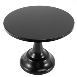 Bakeware Tools 12 Inch Iron Round Cake Stand Plate Pedestal Dessert Holder Wedding Birthday Party-Black