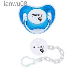 Pacifiers# MIYOCAR custom any name can make bling Metallic pacifier and pacifier clip set BPA free dummy unique design x0804