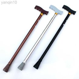 Trekking Poles NEW 2023 Outdoor Thick Aluminum Telescopic Cane Adjustable Height Old Man Walking Stick Slippery Sticks Eldery Wandelstok HKD230804