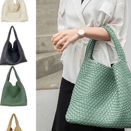 Abottegas Tote Bag Vneta Jodie Mini Teen Intrecciato Designer Woven One Shoulder Large Bag Large Capacity Bag Shopping Travel Handbag