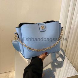 Shoulder Bags Summer Texture Small Bag for Women 2023 New Fashion Women's Bag Casual Shoulder Bag Popular Crossbody Bucket Bagstylishhandbagsstore