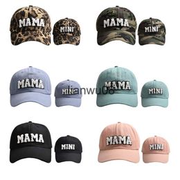 Caps Hats New Cool Mama Mini Women Children Kids Cap Sets Spring Summer Outdoor Lady Female Boy Girls Baseball Cap For Women x0804