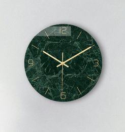 Wall Clocks Modern Clock Fashion Simple Acrylic Art Silent Living Room Marble Creative Home Decoration