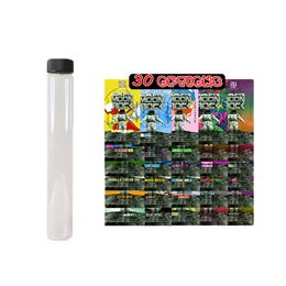 2020 Krupts Moon rock Joint PreRolls Glass Tubes Packaging 1 Gram Prerolls MoonRock Sticker laebls 115mm tube