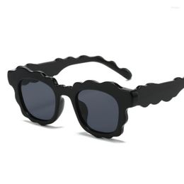Sunglasses Fashion Irregular Square Jelly Colour Women Clear Gradient Shades UV400 Men Trending Unique Sun Glasses