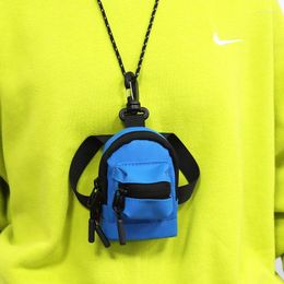 Storage Bags Mini Pendant Bag Key Headset Card Men Travel Backpack Small Chest Handbag Wallet For Women