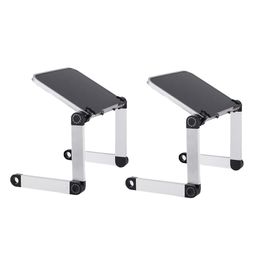 Other Office School Supplies 2X Adjustable Book Stand Height And Angle Ergonomic Holder Aluminium Student 230804