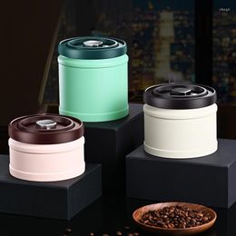 Storage Bottles 304 Stainless Steel Jar Airtight Vacuum Coffee Bean Box Grains Candy Food Container Powder Tea Canister