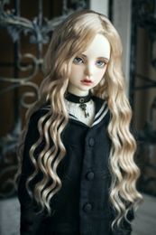 Dolls BJD wig Suitable for 13 14 16 DD SD MSD YOSD Doll Milk Silk long curly hair bjd accessories 230803