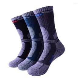 Sports Socks Winter Men Women Cotton Warm Hiking Knee-High Thicker Outdoor Climbing Trekking Skiing Snow Soft Thermal