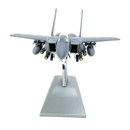 Aircraft Modle 1 100 Scale F 15E Fighter Plane Model Exquisite Miniature for Decor 230803