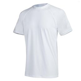 Men's T Shirts Cotton Long Sleeve Tunic Summer Fashion Trend Solid Short Surfing Set Shirt Pack For Men V Neck