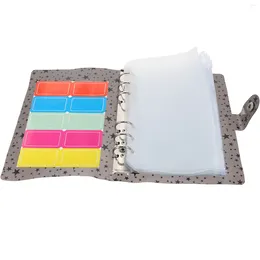 Gift Wrap Books Money Planner Binder Envelopes Cash Budgeting Organizer Notebook Pouch Wallet