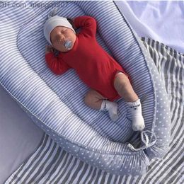 Bassinets Cradles Baby Nest Sleep Bed Portable Baby Bed Travel Bed Baby Cotton Cradle Newborn Baby Bed Bass Cushion Bumper Direct Transport Z230804