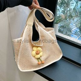 Shoulder Bags 2023 Summer New Handheld Cabbage Basket Small Market Flower Grass Woven Bag Small Qing New One Shoulder Underarm Tote Bag Largestylishhandbagsstore