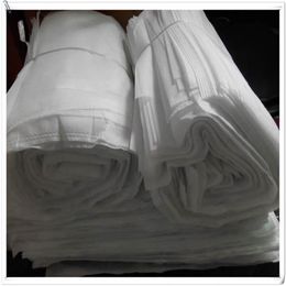 100pcs 36 29cm Factory whole White square non-woven drawstring bags large capacity cloth storage bags shoes209K