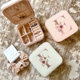 Jewelry Boxes Box Bridesmaids Proposal Portable Organizer Storage Girl Travel Case 230803