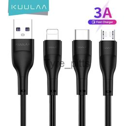 Chargers/Cables KUULAA USB Type C Cable Charger Cable For iPhone 12 11 Xiaomi Redmi Note 10 Pro Huawei Cord Micro Fast Charging Cable Data Wire x0804