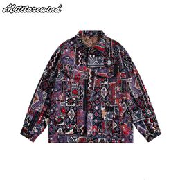 Men s Jackets Autumn Bohemian Fashion Style Coats For Couple Men And Women Loose Casual High Street Versatile Clothing Embroidery 230803