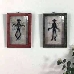 Decorative Objects Figurines Gothic home decor Mummified fairy Fairy skeleton Witchy decor Fairy specimen Statue Picture Frames Display Painting 230804