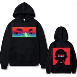 Men's Hoodies Lomepal Jeannine Concert Rap Hip Hop Music Double Sided Print Hoodie Men Women Fashion Man Casual Loose Sweatshirt