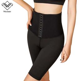 Yoga pants Woman Leggins Con Fajas Sauna Pants Shaper Belt Plus Size High Waist Corset Waist Trainer Leggings Shorts