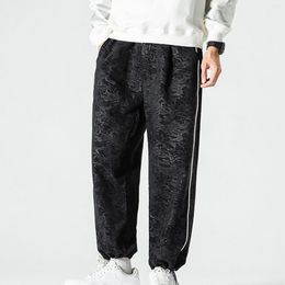 Men's Pants Korean Fashion Multi-pocket Straight Cargo Trousers Y2K Streetwear Casual Wide-leg Sweatpants Autumn Ropa Hombre
