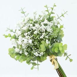 Decorative Flowers Wedding Bouquet Artificial High-grade Starry Fake Bride Living Room Decorations Ornaments