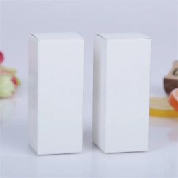 10 size Black white Kraft Paper cardboard box Lipstick Cosmetic Perfume Bottle Kraft Paper Box Essential Oil Packaging Box factory outlet