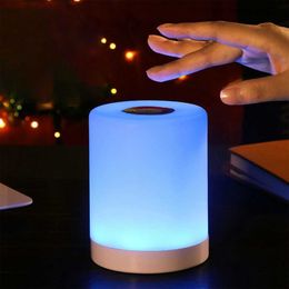 Lamps Shades s USB Smart bedside lamp LED Table Lamp Friendship Creative Bed Desk for Baby Bedroom Bedside Lampe Night Light Xmas Gift AA230426 Z230805