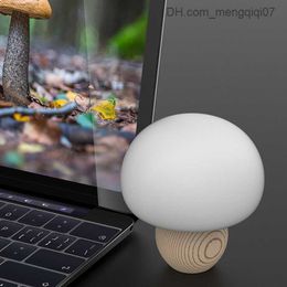 Lamps Shades Cute Mini Led Mushroom Lamp Light Magnetic Usb Night Lights PressSensor Atmosphere Lamp Soft Baby Child Sleeping Bedside Lamp 10002 Z230809