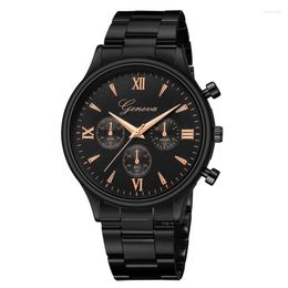 Wristwatches Sdotter Luxury Black Bracelet Quartz Watches Women Men Fashion Casual Dress Wristwatch Geneva Man Ladies Clock