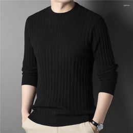 Men's Sweaters Autumn And Winter Knitting Sweater Round Neck 2023 Male Knitted Pullovers Casual Harajuku Clothing High Quality E137