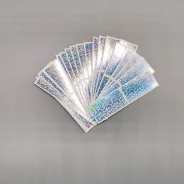 Adhesive Stickers 500Pcs Scratch Off Stickers1inchx2inch Small dot laser Color Metallic Hologram game Sticker Wedding card 230804