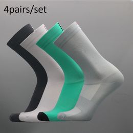 Sports Socks Professional Competition Cycling Men Women Sport Riding Mesh Basketball Badminton Racing Calcetines Ciclis 230814