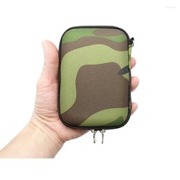 Storage Bags Camouflage Case Mini Travel For Digital Accessories Mobile HDD Charger Portable Gadget EVA Pouch