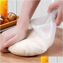 Baking Pastry Tools Blenders Cooking Soft Sile Preservation Kneading Dough Flour-Mixing Bag Kitchen Gadget Accessories Wholesale D Dhjdh