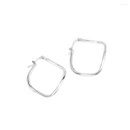 Hoop Earrings 1 Pair Woman Square Earring Vintage Replacement Selfie Pography Eardrop