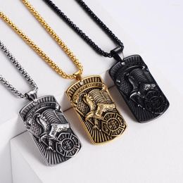 Pendant Necklaces Items Mens Vintage Stainless Steel Fireman Firefighter Eagle Necklace Jewelry Chain Accessories