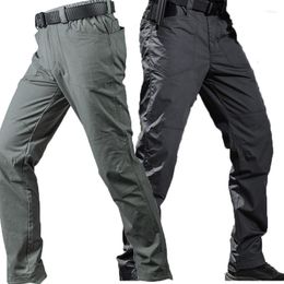 Men's Pants Tactical Trousers Military Training Stretch Water Proof Durable Hiking Trekking Outdoor Multi Pockets Cargo