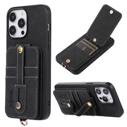 Luxury Anti-slip Leather Vogue Phone Case for iPhone 15 14 Pro Max Samsung Galaxy S23 Ultra A33 A73 5G Sony Xperia 1 10 5 Retro Multiple Card Slots Wallet Back Cover