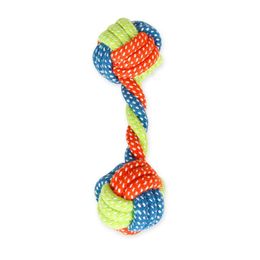 Dog Toys Chews Pet Toy Cotton Braided Assorted Rope Chew Durable Knot Puppy Teething Playing For Dogs Puppies Drop Delivery Otjq0