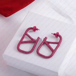Europe and the United States simple classic designer earrings synthesize. Brand fashion INS latest popular earrings. Valentine's gift designer jewelry.