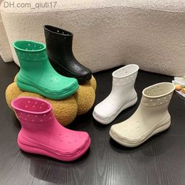 Boots Unisex water boots Clogs height women men high-quality thick sole platform rain boots non slip EVA boots Z230809